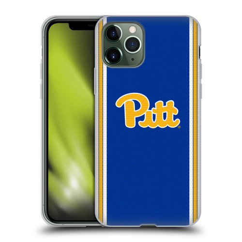 University Of Pittsburgh University Of Pittsburgh Football Jersey Soft Gel Case for Apple iPhone 11 Pro