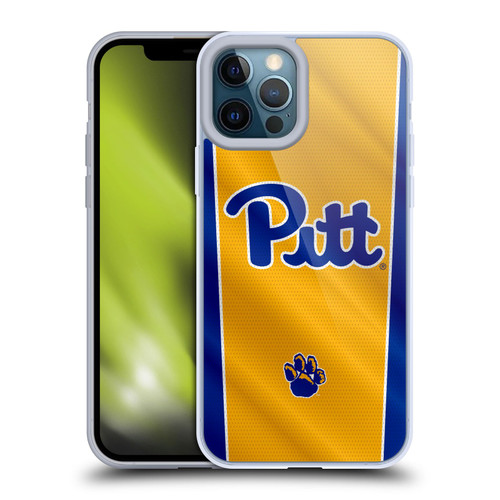 University Of Pittsburgh University Of Pittsburgh Banner Soft Gel Case for Apple iPhone 12 Pro Max