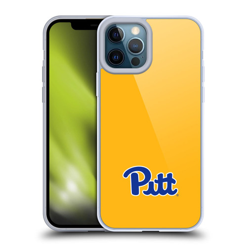 University Of Pittsburgh University Of Pittsburgh Logo Soft Gel Case for Apple iPhone 12 Pro Max