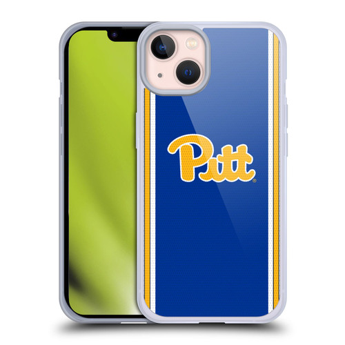 University Of Pittsburgh University Of Pittsburgh Football Jersey Soft Gel Case for Apple iPhone 13