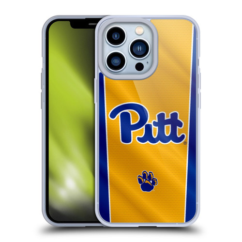 University Of Pittsburgh University Of Pittsburgh Banner Soft Gel Case for Apple iPhone 13 Pro