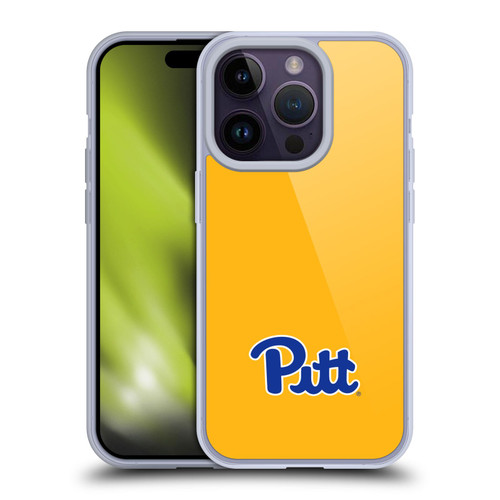 University Of Pittsburgh University Of Pittsburgh Logo Soft Gel Case for Apple iPhone 14 Pro