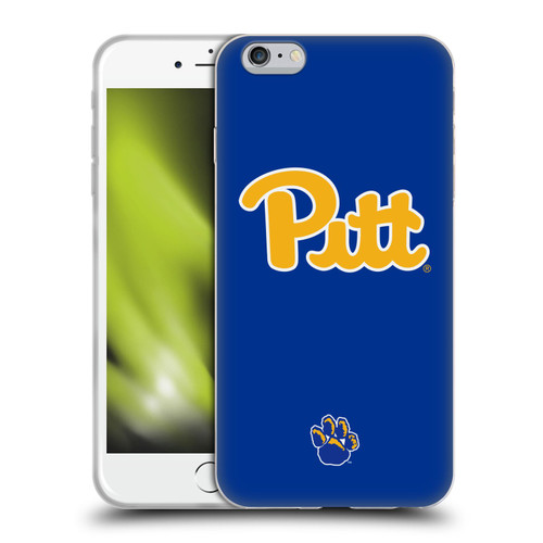 University Of Pittsburgh University Of Pittsburgh Plain Soft Gel Case for Apple iPhone 6 Plus / iPhone 6s Plus