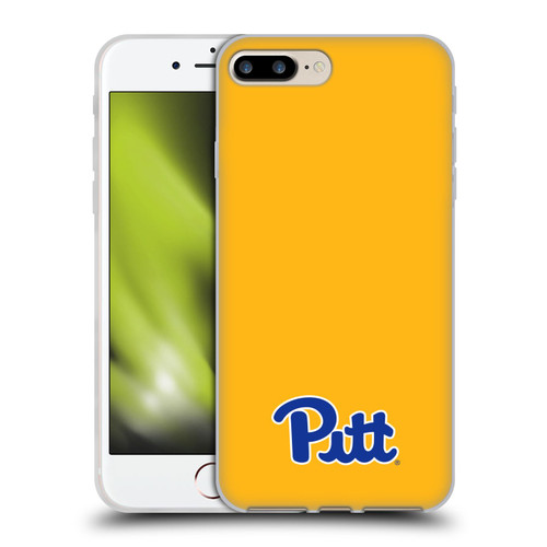 University Of Pittsburgh University Of Pittsburgh Logo Soft Gel Case for Apple iPhone 7 Plus / iPhone 8 Plus