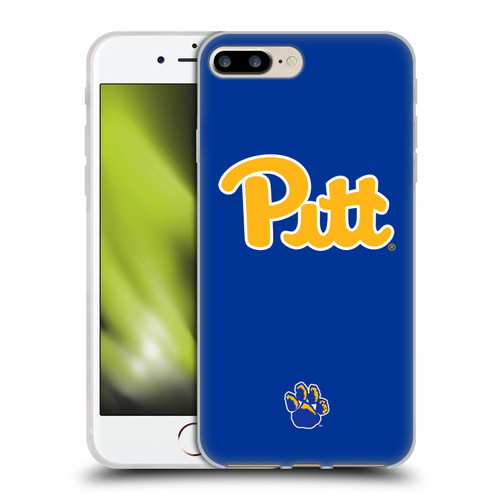 University Of Pittsburgh University Of Pittsburgh Plain Soft Gel Case for Apple iPhone 7 Plus / iPhone 8 Plus