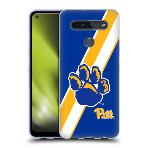 University Of Pittsburgh University Of Pittsburgh Stripes Soft Gel Case for LG K51S