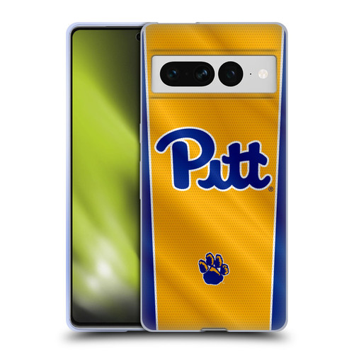 University Of Pittsburgh University Of Pittsburgh Banner Soft Gel Case for Google Pixel 7 Pro