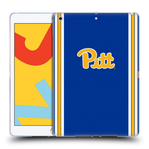 University Of Pittsburgh University Of Pittsburgh Football Jersey Soft Gel Case for Apple iPad 10.2 2019/2020/2021