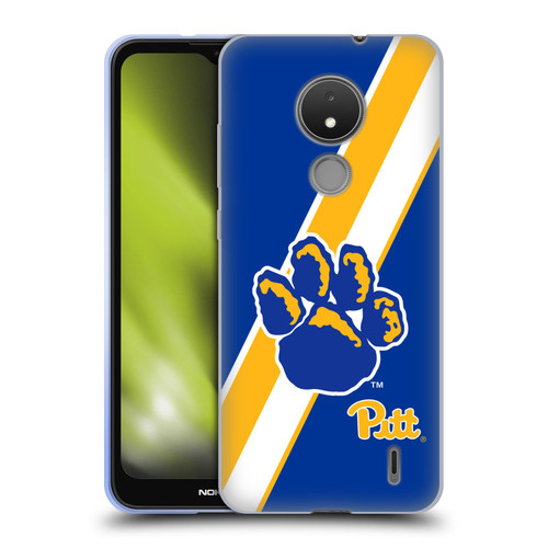 University Of Pittsburgh University Of Pittsburgh Stripes Soft Gel Case for Nokia C21