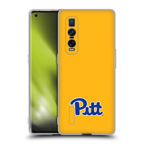 University Of Pittsburgh University Of Pittsburgh Logo Soft Gel Case for OPPO Find X2 Pro 5G