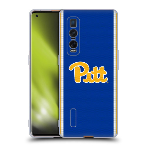 University Of Pittsburgh University Of Pittsburgh Football Jersey Soft Gel Case for OPPO Find X2 Pro 5G