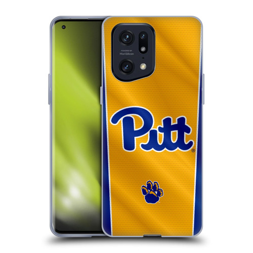 University Of Pittsburgh University Of Pittsburgh Banner Soft Gel Case for OPPO Find X5 Pro