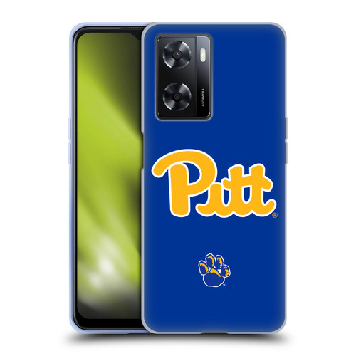 University Of Pittsburgh University Of Pittsburgh Plain Soft Gel Case for OPPO A57s