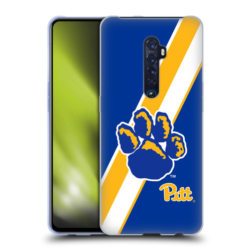 University Of Pittsburgh University Of Pittsburgh Stripes Soft Gel Case for OPPO Reno 2