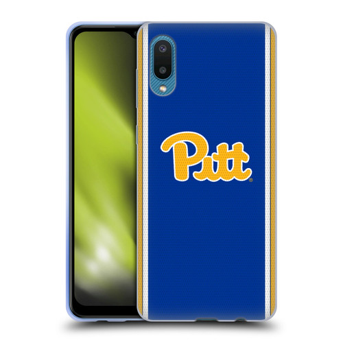 University Of Pittsburgh University Of Pittsburgh Football Jersey Soft Gel Case for Samsung Galaxy A02/M02 (2021)