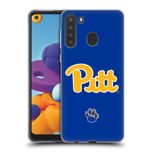 University Of Pittsburgh University Of Pittsburgh Plain Soft Gel Case for Samsung Galaxy A21 (2020)