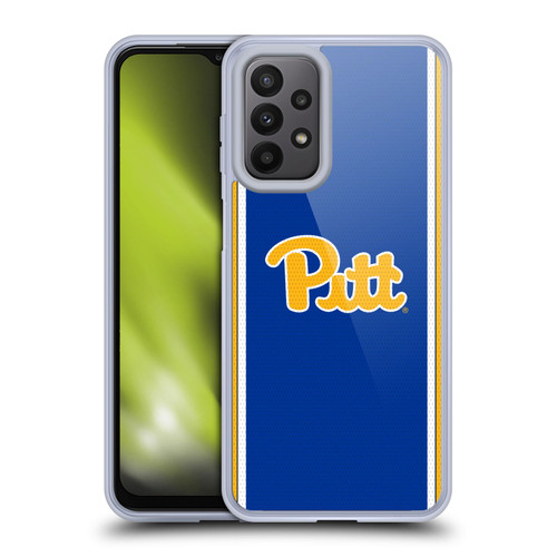 University Of Pittsburgh University Of Pittsburgh Football Jersey Soft Gel Case for Samsung Galaxy A23 / 5G (2022)
