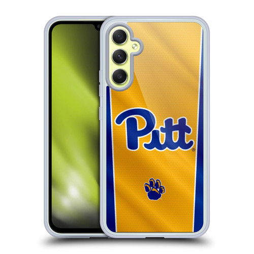 University Of Pittsburgh University Of Pittsburgh Banner Soft Gel Case for Samsung Galaxy A34 5G