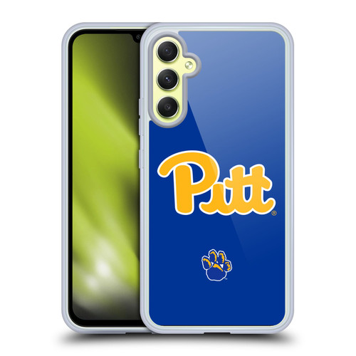 University Of Pittsburgh University Of Pittsburgh Plain Soft Gel Case for Samsung Galaxy A34 5G