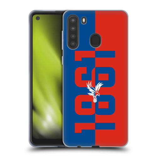 Crystal Palace FC Crest 1861 Soft Gel Case for Samsung Galaxy A21 (2020)