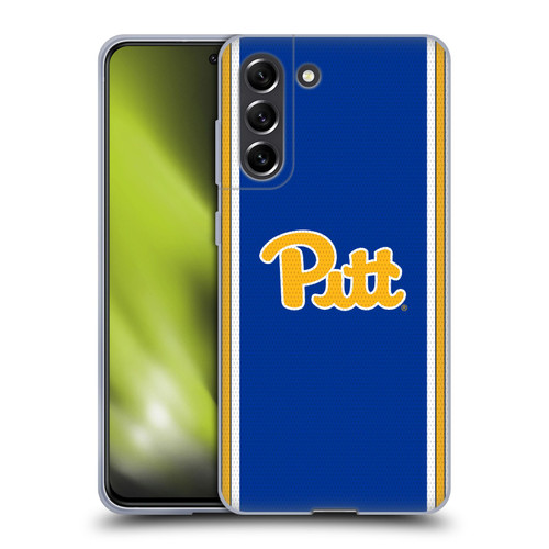 University Of Pittsburgh University Of Pittsburgh Football Jersey Soft Gel Case for Samsung Galaxy S21 FE 5G