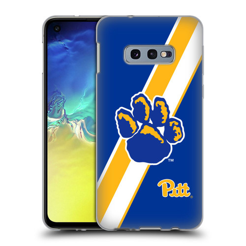 University Of Pittsburgh University Of Pittsburgh Stripes Soft Gel Case for Samsung Galaxy S10e