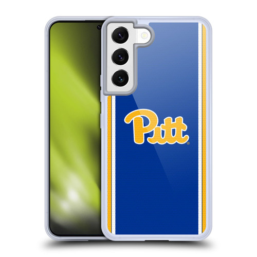 University Of Pittsburgh University Of Pittsburgh Football Jersey Soft Gel Case for Samsung Galaxy S22 5G