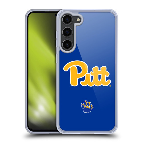 University Of Pittsburgh University Of Pittsburgh Plain Soft Gel Case for Samsung Galaxy S23+ 5G