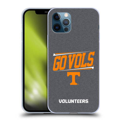 University Of Tennessee UTK University Of Tennessee Knoxville Double Bar Soft Gel Case for Apple iPhone 12 / iPhone 12 Pro