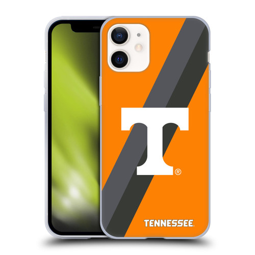 University Of Tennessee UTK University Of Tennessee Knoxville Stripes Soft Gel Case for Apple iPhone 12 Mini