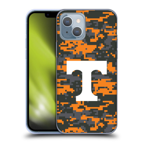 University Of Tennessee UTK University Of Tennessee Knoxville Digital Camouflage Soft Gel Case for Apple iPhone 14
