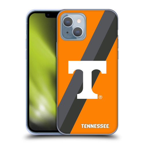 University Of Tennessee UTK University Of Tennessee Knoxville Stripes Soft Gel Case for Apple iPhone 14