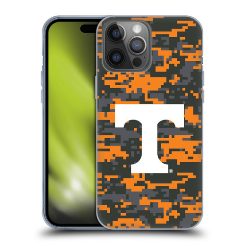 University Of Tennessee UTK University Of Tennessee Knoxville Digital Camouflage Soft Gel Case for Apple iPhone 14 Pro Max