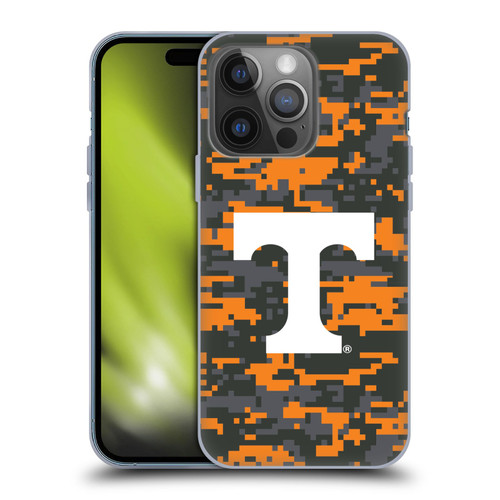 University Of Tennessee UTK University Of Tennessee Knoxville Digital Camouflage Soft Gel Case for Apple iPhone 14 Pro