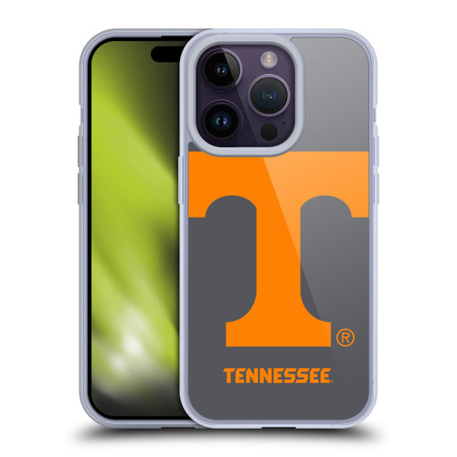 University Of Tennessee UTK University Of Tennessee Knoxville Oversized Icon Soft Gel Case for Apple iPhone 14 Pro