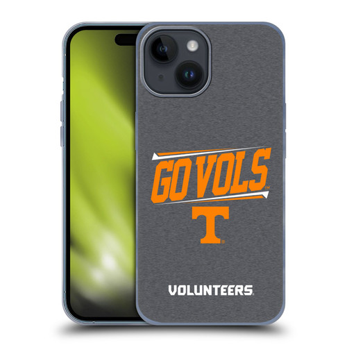 University Of Tennessee UTK University Of Tennessee Knoxville Double Bar Soft Gel Case for Apple iPhone 15