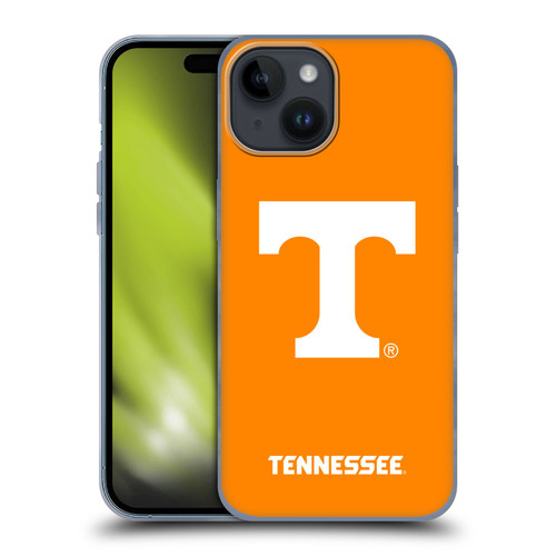 University Of Tennessee UTK University Of Tennessee Knoxville Plain Soft Gel Case for Apple iPhone 15