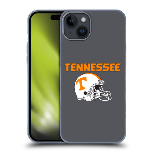 University Of Tennessee UTK University Of Tennessee Knoxville Helmet Logotype Soft Gel Case for Apple iPhone 15 Plus