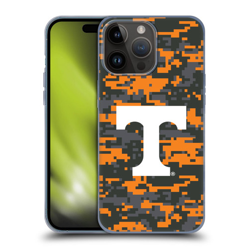 University Of Tennessee UTK University Of Tennessee Knoxville Digital Camouflage Soft Gel Case for Apple iPhone 15 Pro Max