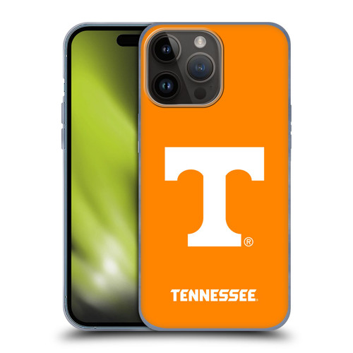 University Of Tennessee UTK University Of Tennessee Knoxville Plain Soft Gel Case for Apple iPhone 15 Pro Max