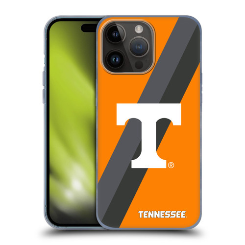 University Of Tennessee UTK University Of Tennessee Knoxville Stripes Soft Gel Case for Apple iPhone 15 Pro Max