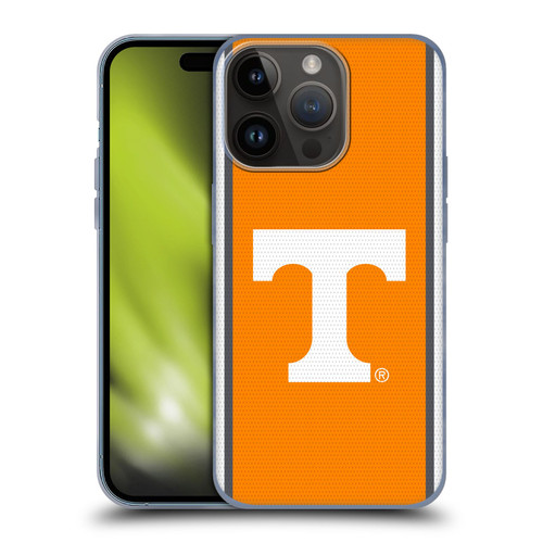 University Of Tennessee UTK University Of Tennessee Knoxville Football Jersey Soft Gel Case for Apple iPhone 15 Pro