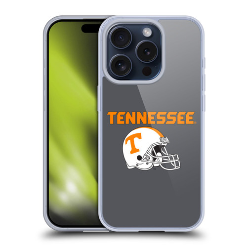University Of Tennessee UTK University Of Tennessee Knoxville Helmet Logotype Soft Gel Case for Apple iPhone 15 Pro & MagSafe