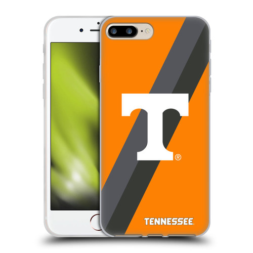 University Of Tennessee UTK University Of Tennessee Knoxville Stripes Soft Gel Case for Apple iPhone 7 Plus / iPhone 8 Plus