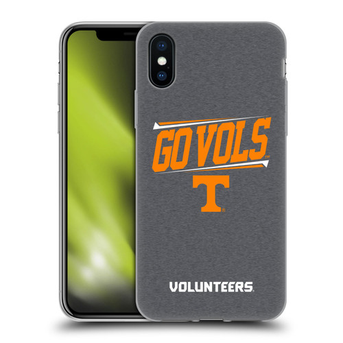 University Of Tennessee UTK University Of Tennessee Knoxville Double Bar Soft Gel Case for Apple iPhone X / iPhone XS