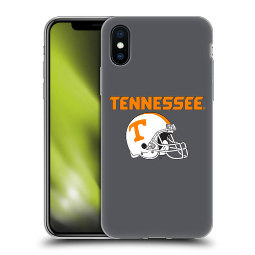University Of Tennessee UTK University Of Tennessee Knoxville Helmet Logotype Soft Gel Case for Apple iPhone X / iPhone XS
