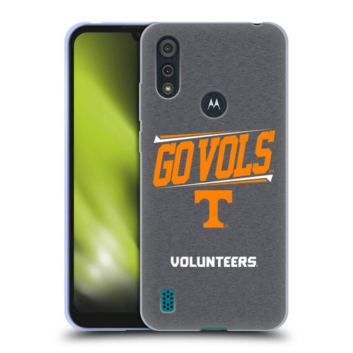 University Of Tennessee UTK University Of Tennessee Knoxville Double Bar Soft Gel Case for Motorola Moto E6s (2020)