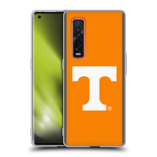 University Of Tennessee UTK University Of Tennessee Knoxville Football Jersey Soft Gel Case for OPPO Find X2 Pro 5G