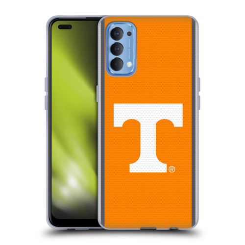 University Of Tennessee UTK University Of Tennessee Knoxville Football Jersey Soft Gel Case for OPPO Reno 4 5G