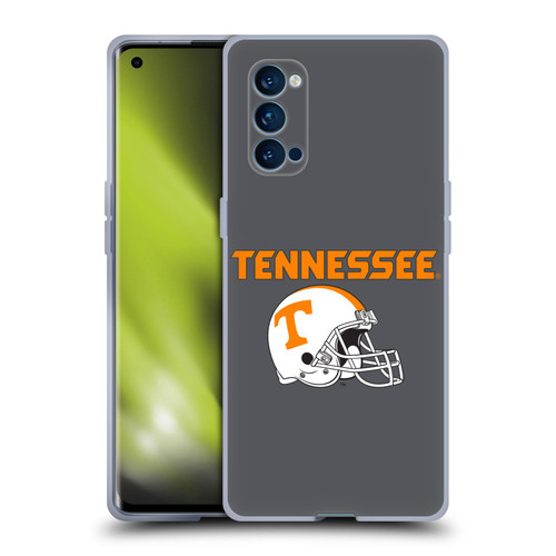 University Of Tennessee UTK University Of Tennessee Knoxville Helmet Logotype Soft Gel Case for OPPO Reno 4 Pro 5G